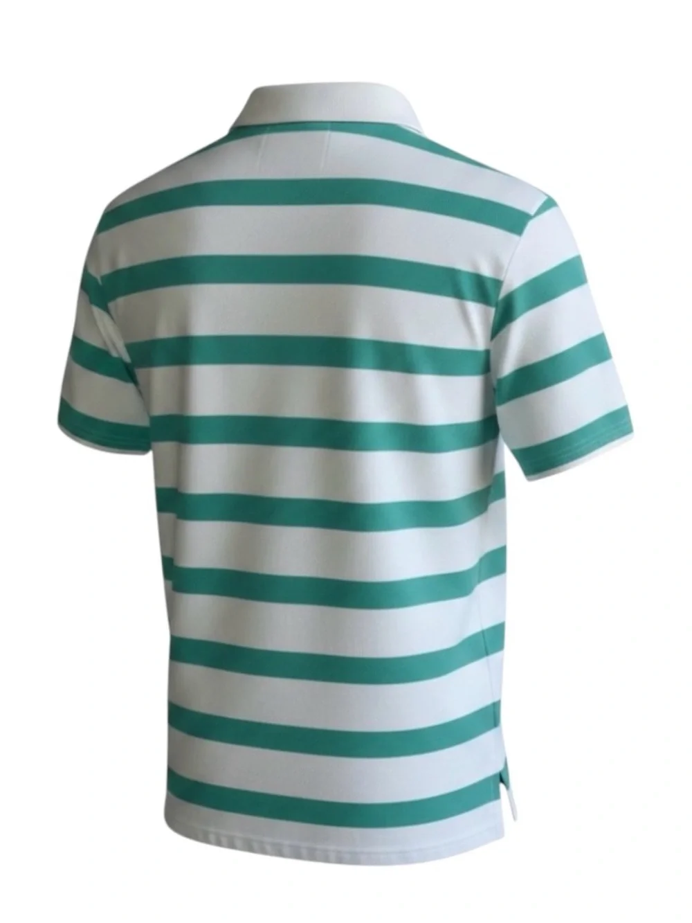 Polo Ralph Lauren Light Green & White Stripe Short Sleeve Polo Shirt Size Large